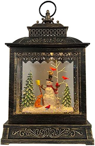 11,5Морозное Дърво, Снежен човек, Птица, Осветен Снежна Топка, Воден Фенер, Украса за Коледа у Дома, Празнични Украси,