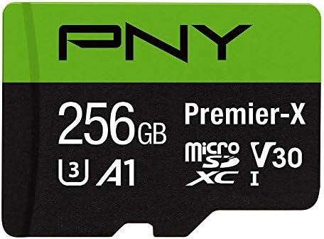 Kingslim D5-4K видео рекордер с Wi-Fi - предна камера и флаш-карта памет на PNY 256GB Premier-X Клас 10 U3 V30 microSDXC