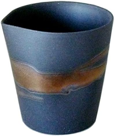 アワサカ (Авасака) Стъклена чаша за саке, сребърна мивка