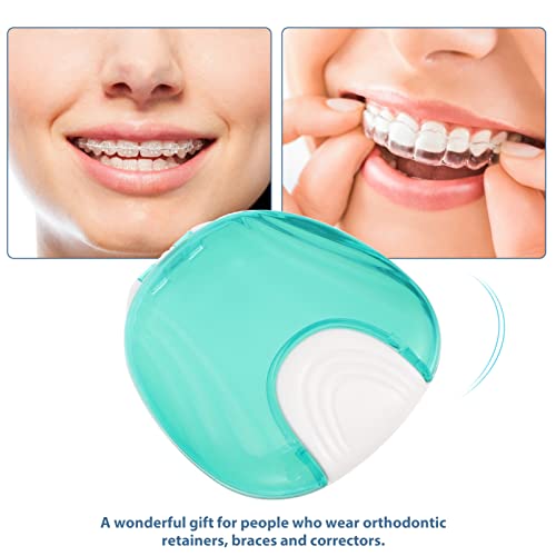 ARTIBETTER Калъф За зъбни Протези Преносим Титуляр-Хонорар Кутия във формата На Миди Дизайн устата охрана Калъф За Съхранение