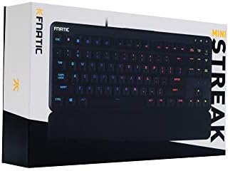 フナティィックアア(Fnatic Gear) Детска клавиатура FnaticGear KB0002-028 KB505 MiniSTREAK Brown JP, кафяви ключове, японска клавиатура,