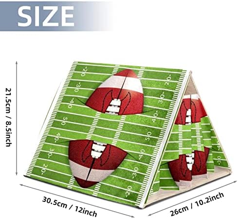 RATGDN Малко Убежище за домашни любимци Стадион за Американски футбол Къщичка за Хамстер на площадка за Морски Свинчета,