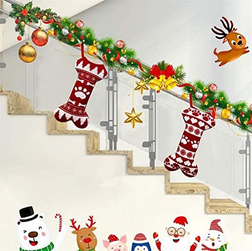 RNNTRUR Коледни Чорапи за декорация Хелоуин, 2 опаковки, Коледни Чорапи, Подарък пакет Коледни чорапи с кости за коледна