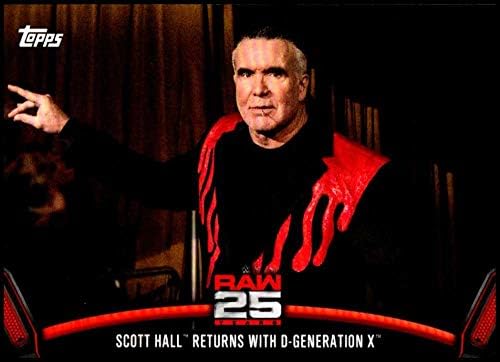 2018 Начело на WWE, Now Then Forever 25 години Raw RAW-50 Скот Хол се връща с търговска карта D-Generation X Борба
