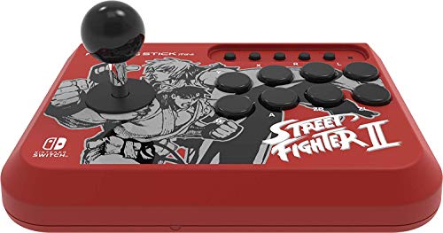 HORI Nintendo Switch Stick Fighting Mini - Street Fighter II™ Edition (Ryu и Ken), Официално лицензиран Nintendo и Capcom