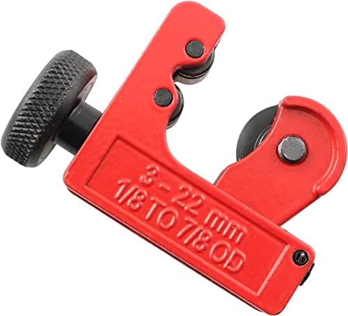 YXQ Mini Arrow Кътър 3-22 мм (1/8 - 7/8) Регулируем Труборез за Медни тръби /и Тръби от неръждаема Стомана, Червено