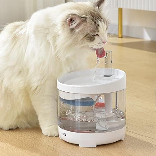 Диспенсер за вода YANLAN за кучета и котки, Супер Тих Автоматичен чешма за Питейна вода за домашни любимци, Три различни