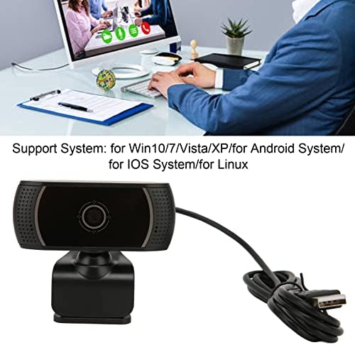Уеб камера, 640 x 480 30 Кадъра HD Уеб камера, Компютърна камера USB за ТЕЛЕВИЗИОННИ кутии на живо, Компютри, дистанционно