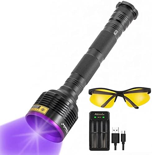 ALONEFIRE SV56 30 W 365 нм UV Фенерче USB Акумулаторна Ултравиолетов Детектор на урината домашни любимци с Черен Светлина