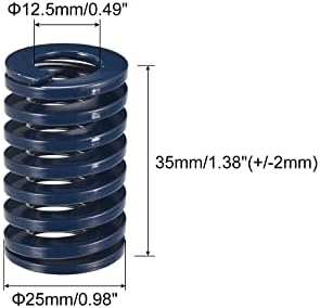 uxcell 3D Принтер Умира Пружина, 27 mm OD 200 mm Дълга Спирала Пробиване е Лесна калъп За компресиране на Натоварването