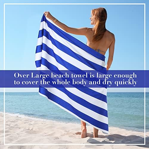 Qunclay 12 Опаковки Големи Плажни кърпи, шарени, 40x70 см, много Големи Плажни Кърпи за басейна, Шарени Кърпи за Баня,