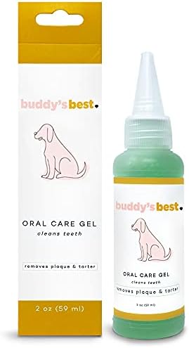 Buddy ' s Best Dog Грижи за зъбите паста за зъби за кучета, Гел за почистване на зъбите и освежаване на дишане, Предназначени